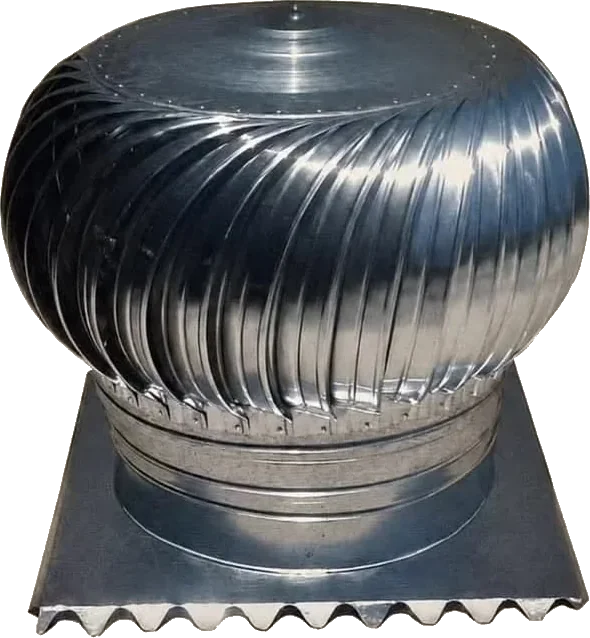 Extractor eólico NOBABEN con base de chapa acanalada